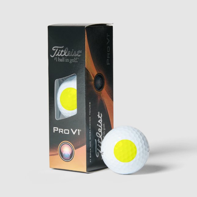 Pelotas De Golf Impresión de Alta Visibilidad (Embalaje)