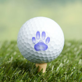 Pelotas De Golf Impresión de hojas de perro de vidrio