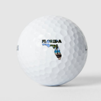 Pelotas De Golf Impresión de la luz de playa y el árbol de palmera