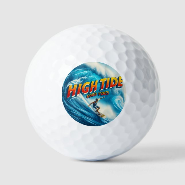 Pelotas De Golf Impresión de lienzo envuelto falso (Anverso)