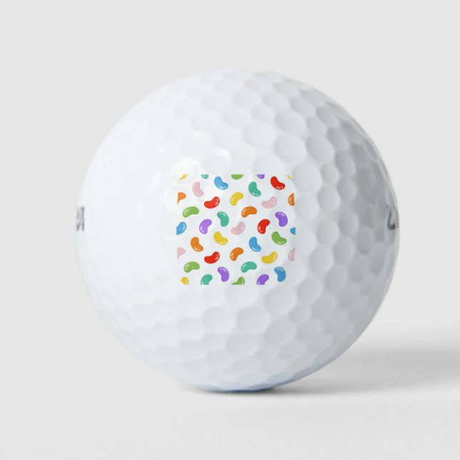 Pelotas De Golf Impresión de patrón de Jelly Bean (Anverso)