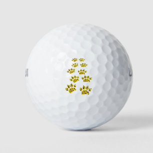 Pelotas De Golf Impresión de rutas de chapuzón