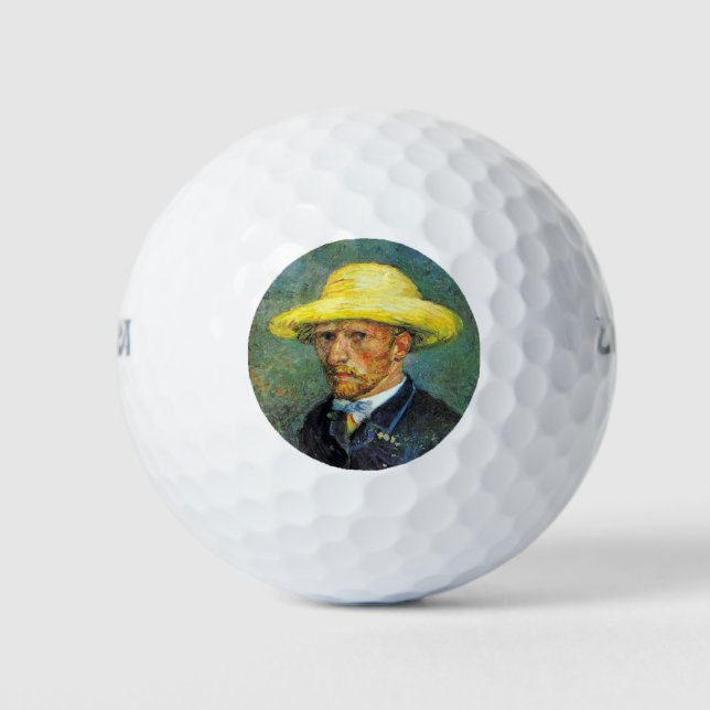 Pelotas De Golf Impresionismo: autorretrato de Vincent Van Gogh (Anverso)