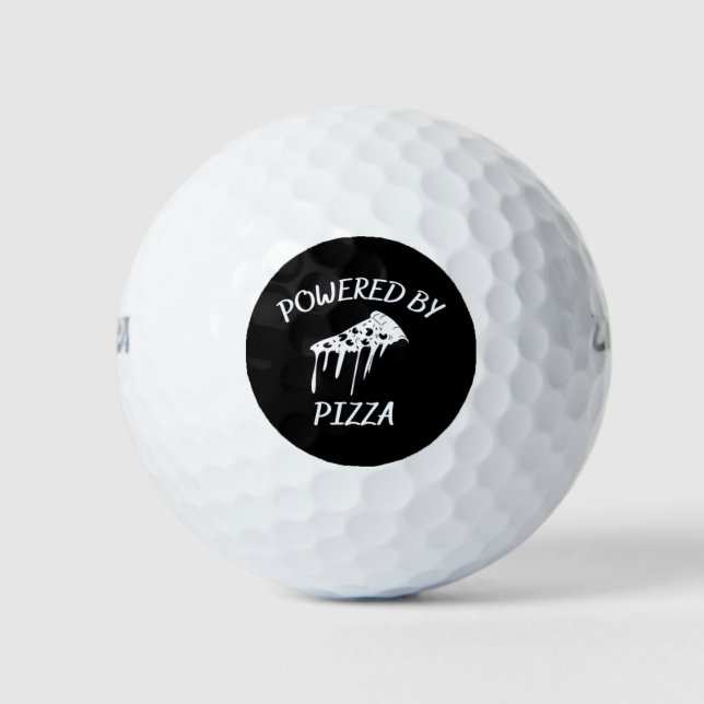Pelotas De Golf Impulsado Por Pizza (Anverso)