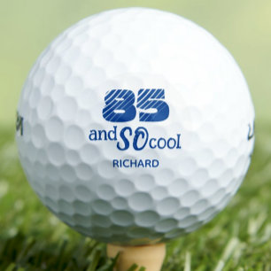 Pelotas De Golf Increíble Cumpleaños 85 Papá Azul Genial Personali