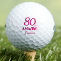 Increíble cumpleaños de golf 80 años regalo de gol