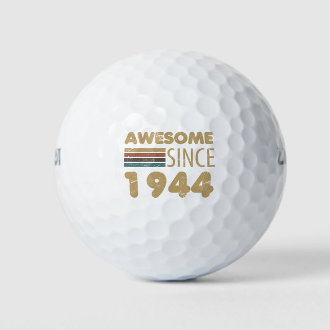 Pelotas De Golf Increíble desde 1944: 80º cumpleaños (Anverso)