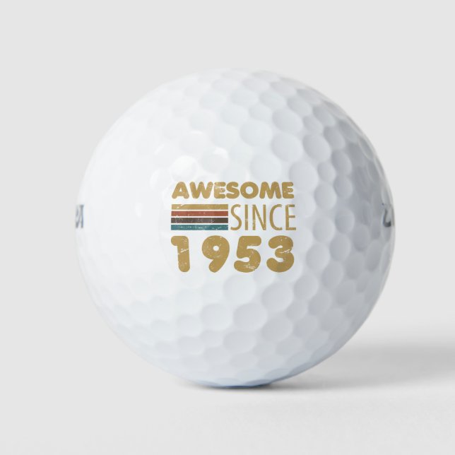 Pelotas De Golf Increíble desde 1953, 70 años (Anverso)