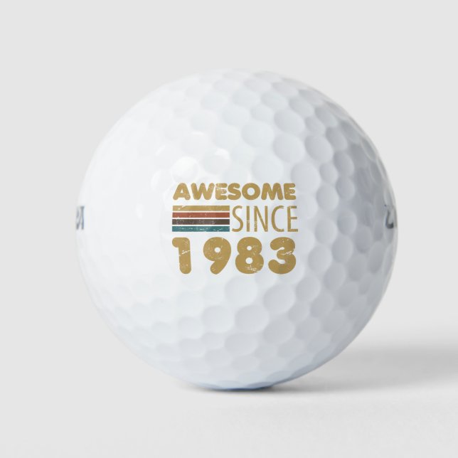 Pelotas De Golf Increíble desde 1983, 40 años (Anverso)