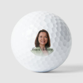 Pelotas De Golf Increíble Monograma de Golfer Elegante Fotografías