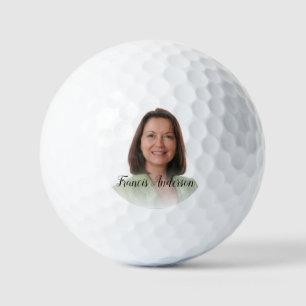 Pelotas De Golf Increíble Monograma de Golfer Elegante Fotografías