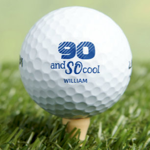 Pelotas de golf increíbles para el 90 cumpleaños f