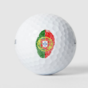 Pelotas De Golf Indicador de huellas dactilares en portugués