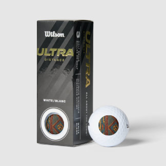 Pelotas De Golf Indigo Andira y Mudcloth