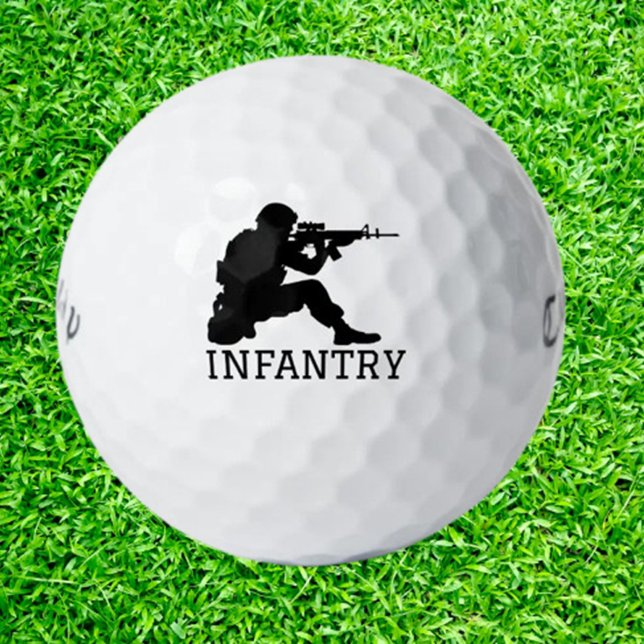 Pelotas De Golf Infantry Military Golf Gifts! ( From army-themed golf balls to unique Father's Day gifts, celebrate active duty and retired soldier)