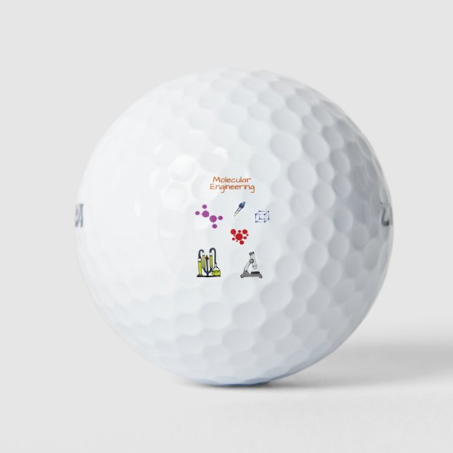Pelotas De Golf Ingeniería molecular Ingeniería química (Anverso)