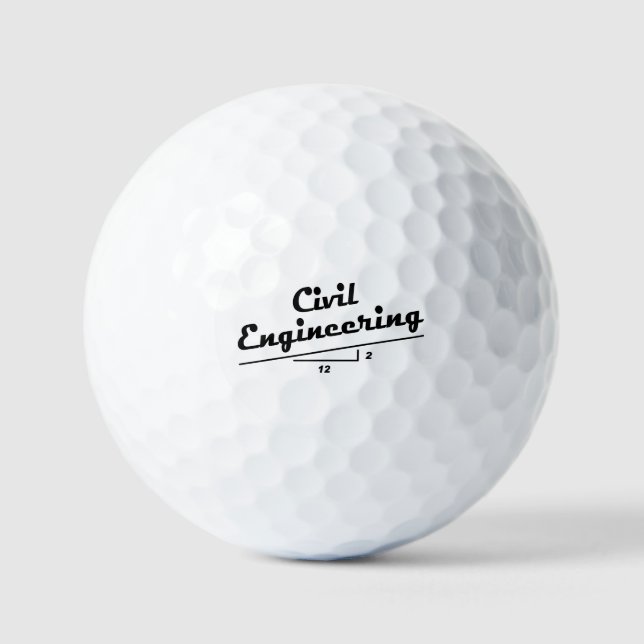 Pelotas De Golf Ingeniero Civil Slope (Anverso)