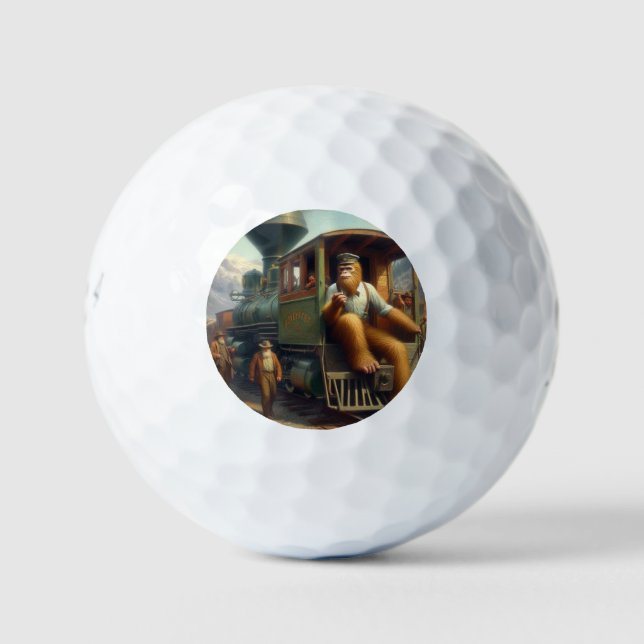 Pelotas De Golf Ingeniero de trenes de pie (Anverso)