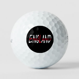 Pelotas De Golf Inglaterra sobre la bandera inglesa tpv1 gbcnt