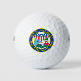 Pelotas De Golf Inglewood California City Seal