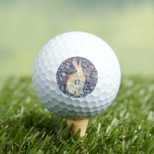 Pelotas De Golf Iniciales personalizadas de conejo