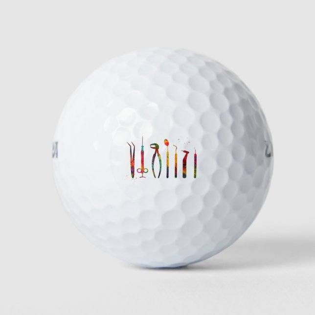 Pelotas De Golf Instrumentos de dentista (Anverso)