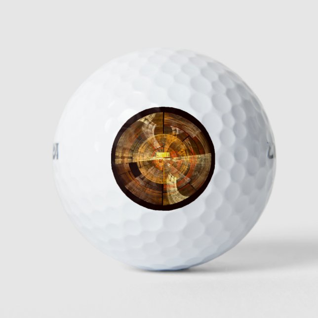Pelotas De Golf Integridad Resumen de arte (Anverso)