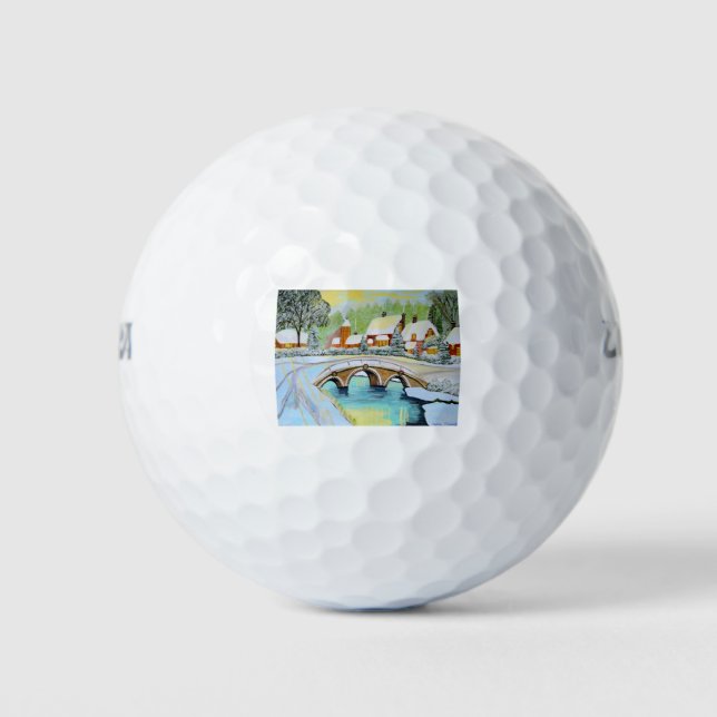Pelotas De Golf Invierno de los navidades (Anverso)