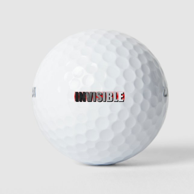 Pelotas De Golf invisible (Anverso)