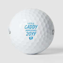 Pelotas De Golf Invitación de embarazo personalizada de Little Cad