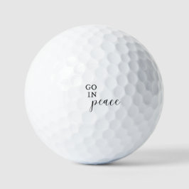 Pelotas De Golf Ir A Las Bolsas De Golf Peace