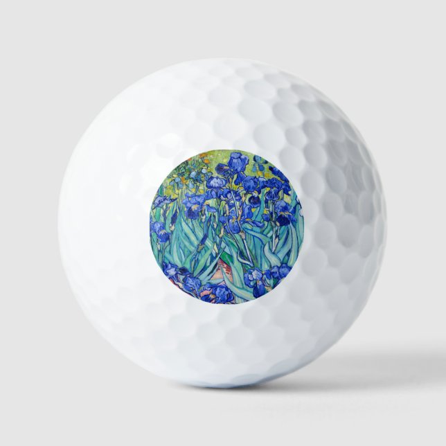 Pelotas De Golf Irises Vincent van Gogh (Anverso)