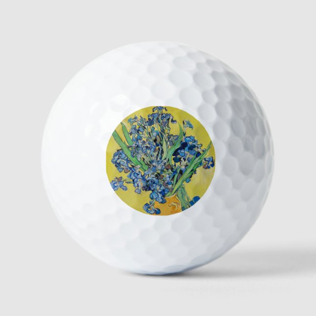 Pelotas De Golf Irises Vincent van Gogh (Anverso)