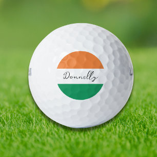 Pelotas De Golf Irlanda Bandera Colores Irlandeses Apellido Person