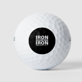 Pelotas De Golf Iron Sharpens Iron (Set of 3)
