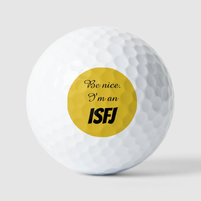 Pelotas de Golf ISFJ (Anverso)