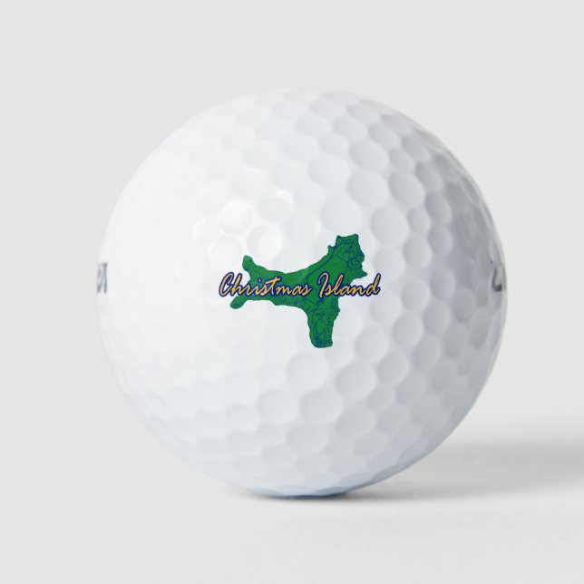 Pelotas De Golf Isla de los navidades (Anverso)