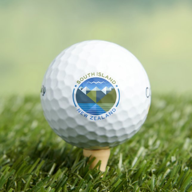 PELOTAS DE GOLF ISLA DEL SUR NUEVA ZELANDIA (Camiseta in situ)