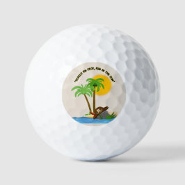 Pelotas De Golf isla pirata playa