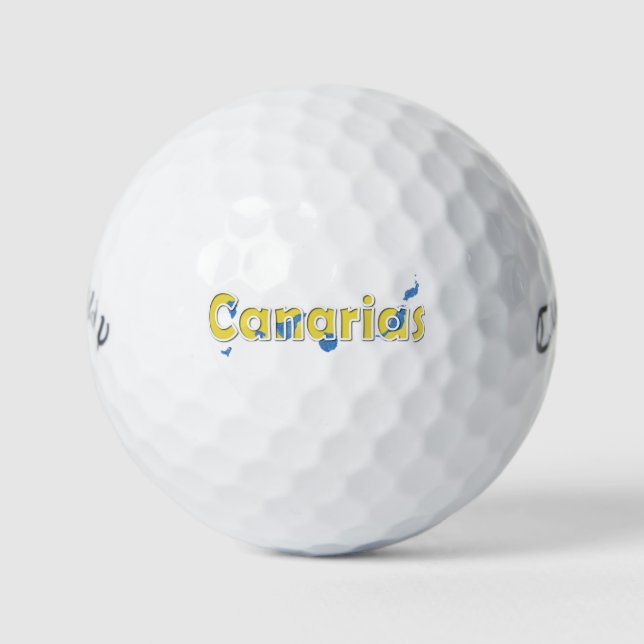 Pelotas De Golf Islas Canarias (Anverso)