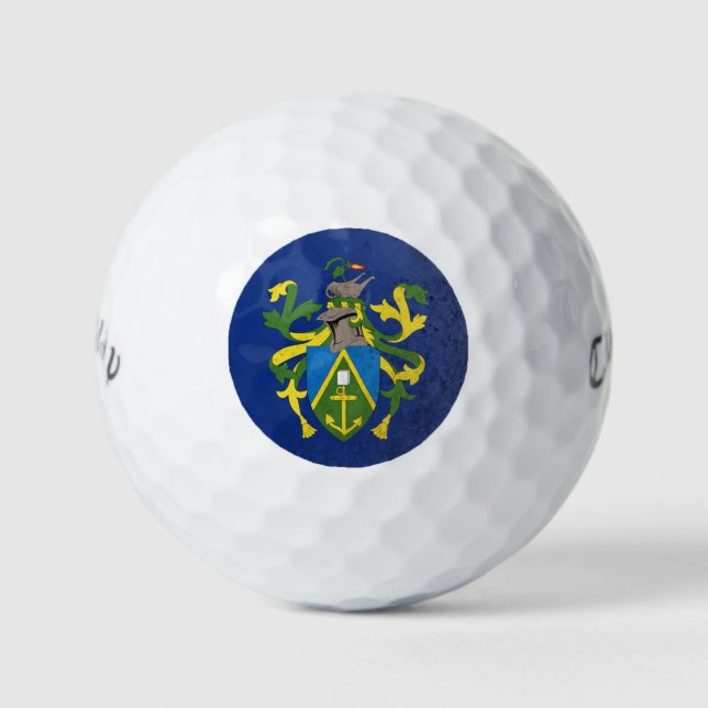 Pelotas De Golf Islas Pitcairn (Anverso)