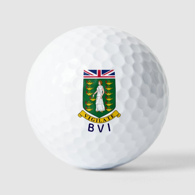 Pelotas De Golf Islas Vírgenes Británicas (Anverso)