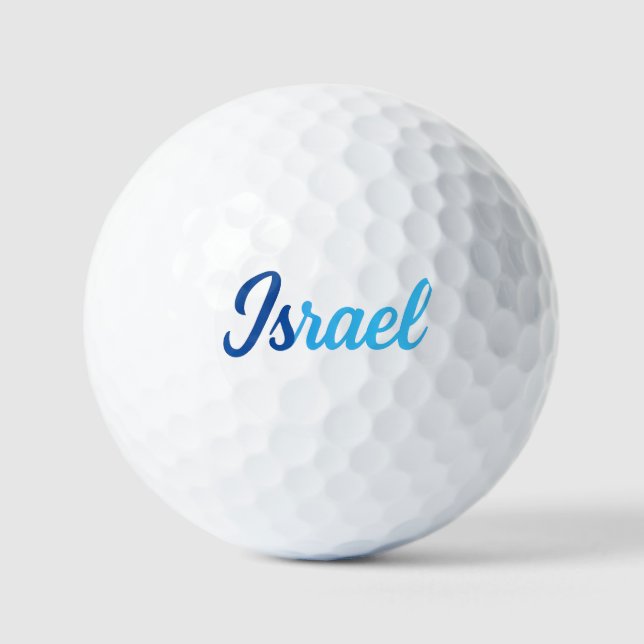 Pelotas De Golf Israel (Anverso)