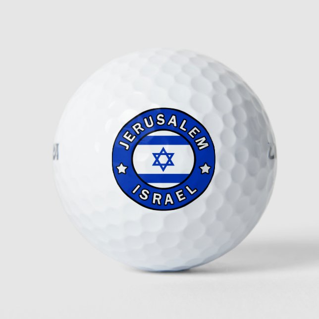 Pelotas De Golf Israel Jerusalén (Anverso)