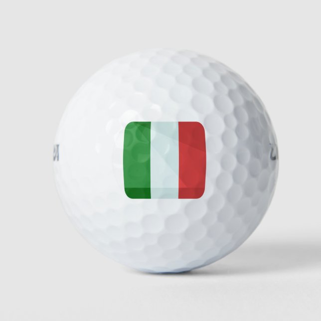 Pelotas De Golf Italia, bandera italiana (Anverso)