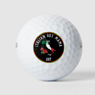 Pelotas De Golf *~* Italia Caliente MAMA Italia Mapa Italia