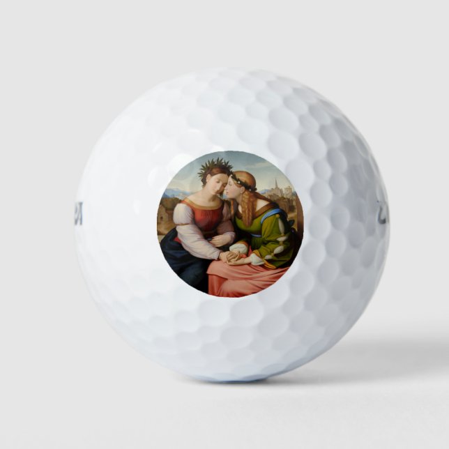 Pelotas De Golf Italia y Alemania (Italia y Alemania como hermanas (Anverso)