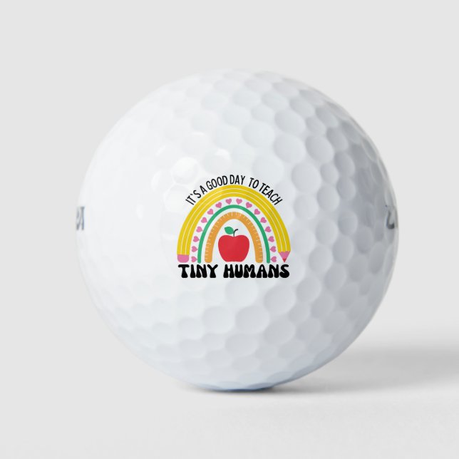 Pelotas De Golf Its A Good Day To Teach Tiny Humans (Anverso)
