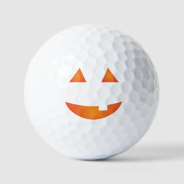 Pelotas De Golf Jack o' Lantern Face (Anverso)