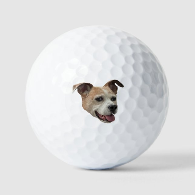 Pelotas De Golf Jack Russell Terrier Mix (Anverso)